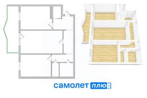 2-к квартира, вторичка, 60м2, 9/17 этаж