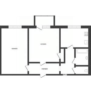 2-к квартира, вторичка, 54м2, 3/5 этаж