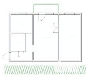 2-к квартира, вторичка, 45м2, 5/5 этаж
