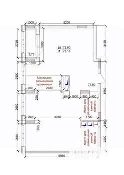3-к квартира, вторичка, 75м2, 4/15 этаж