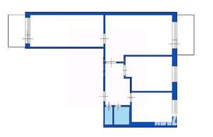 3-к квартира, вторичка, 62м2, 7/9 этаж