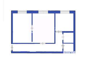 2-к квартира, вторичка, 55м2, 2/5 этаж