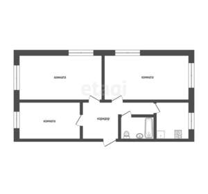 3-к квартира, вторичка, 62м2, 1/5 этаж
