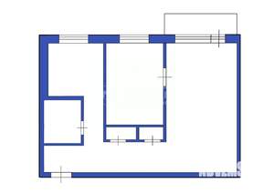 2-к квартира, вторичка, 43м2, 5/5 этаж