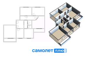 5-к квартира, вторичка, 104м2, 7/10 этаж