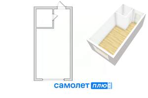 1-к квартира, вторичка, 23м2, 5/9 этаж