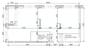 4-к квартира, вторичка, 68м2, 2/15 этаж