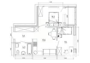 2-к квартира, вторичка, 48м2, 7/8 этаж