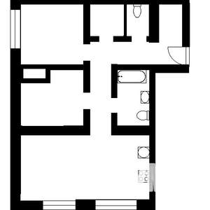 2-к квартира, вторичка, 44м2, 6/9 этаж
