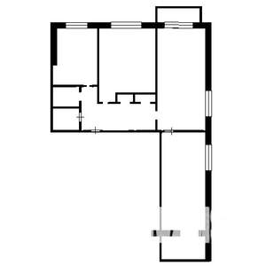 3-к квартира, вторичка, 60м2, 6/9 этаж