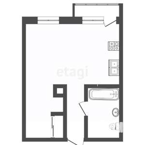 1-к квартира, вторичка, 34м2, 14/14 этаж