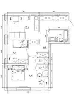 3-к квартира, вторичка, 65м2, 2/8 этаж