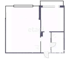 1-к квартира, вторичка, 32м2, 2/10 этаж
