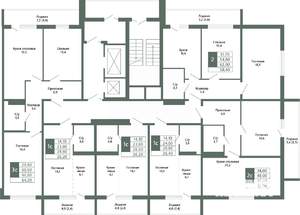 1-к квартира, вторичка, 26м2, 4/15 этаж