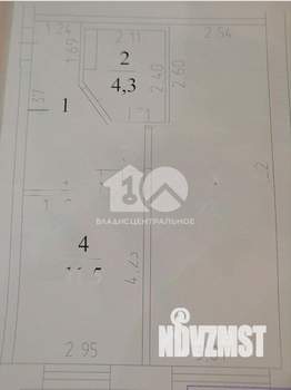 2-к квартира, вторичка, 48м2, 1/4 этаж