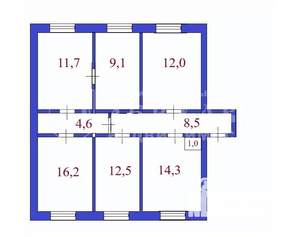 5-к квартира, вторичка, 89м2, 1/5 этаж