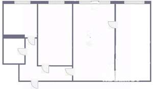 3-к квартира, вторичка, 56м2, 2/5 этаж