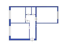2-к квартира, вторичка, 52м2, 1/16 этаж