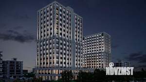 2-к квартира, строящийся дом, 50м2, 12/15 этаж