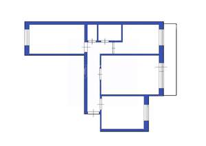 3-к квартира, вторичка, 63м2, 2/9 этаж