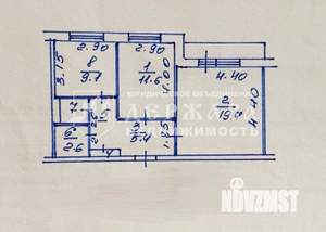 2-к квартира, вторичка, 52м2, 6/8 этаж