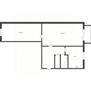 2-к квартира, вторичка, 47м2, 5/5 этаж