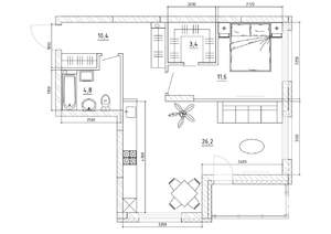 3-к квартира, вторичка, 63м2, 9/15 этаж