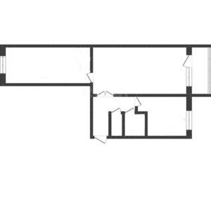 2-к квартира, вторичка, 47м2, 4/5 этаж