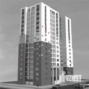 2-к квартира, строящийся дом, 55м2, 1/16 этаж