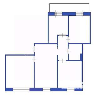 4-к квартира, вторичка, 74м2, 7/9 этаж