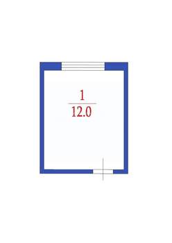 1-к квартира, вторичка, 18м2, 3/5 этаж
