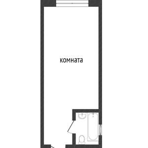 Студия квартира, вторичка, 23м2, 3/9 этаж