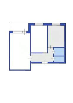 2-к квартира, вторичка, 43м2, 5/9 этаж