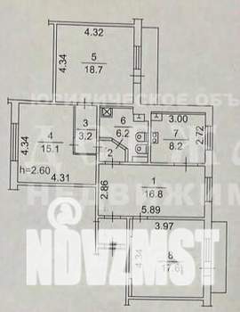 4-к квартира, вторичка, 81м2, 8/9 этаж