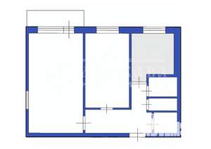 2-к квартира, вторичка, 44м2, 3/5 этаж