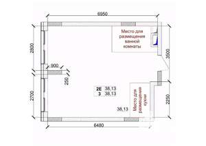 2-к квартира, вторичка, 38м2, 5/15 этаж