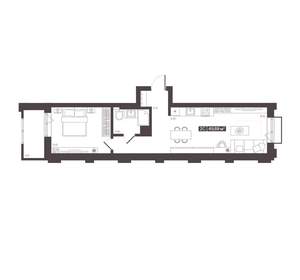 2-к квартира, вторичка, 50м2, 12/16 этаж