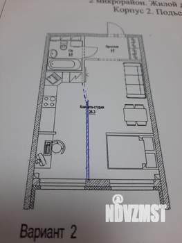 1-к квартира, сданный дом, 36м2, 5/7 этаж