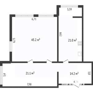 3-к квартира, вторичка, 108м2, 14/18 этаж