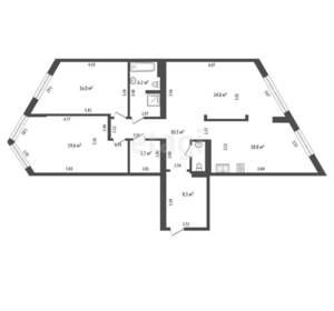 3-к квартира, вторичка, 108м2, 12/12 этаж