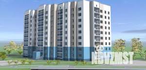 1-к квартира, строящийся дом, 43м2, 10/17 этаж