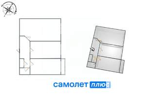 3-к квартира, вторичка, 56м2, 8/12 этаж