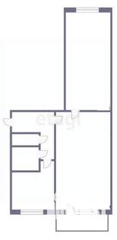 2-к квартира, вторичка, 44м2, 4/5 этаж