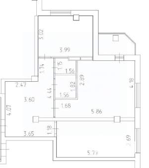 2-к квартира, сданный дом, 69м2, 14/16 этаж