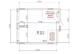 2-к квартира, вторичка, 38м2, 4/15 этаж