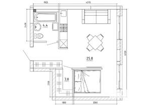 1-к квартира, вторичка, 39м2, 11/15 этаж