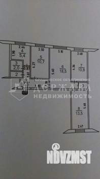 4-к квартира, вторичка, 69м2, 1/5 этаж