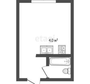 Студия квартира, вторичка, 23м2, 1/9 этаж
