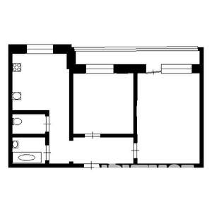 2-к квартира, вторичка, 45м2, 2/6 этаж