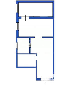 2-к квартира, вторичка, 45м2, 1/5 этаж